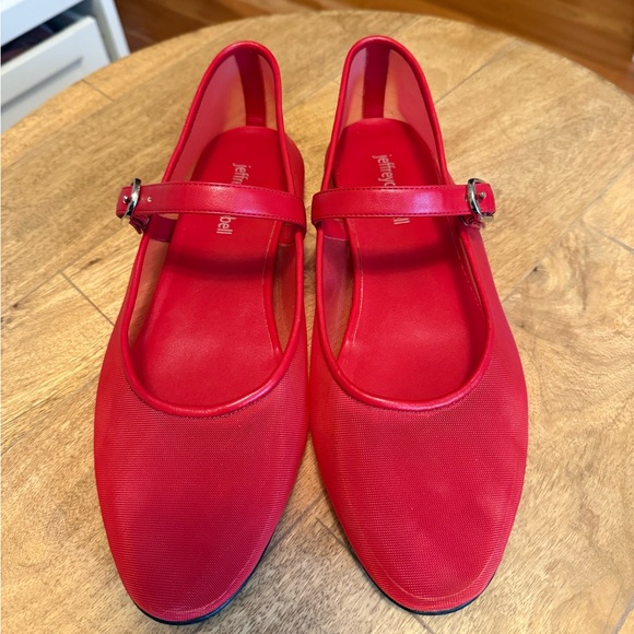 Jeffrey Campbell Red Flats - Picture 4 of 6
